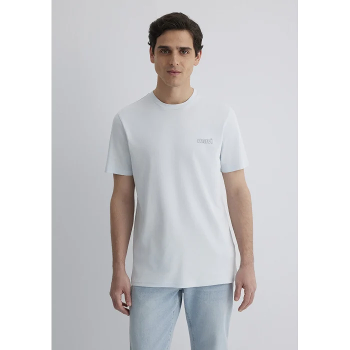 Mavi 0610360-89288 Mavi Logo Baskılı Mavi Tişört