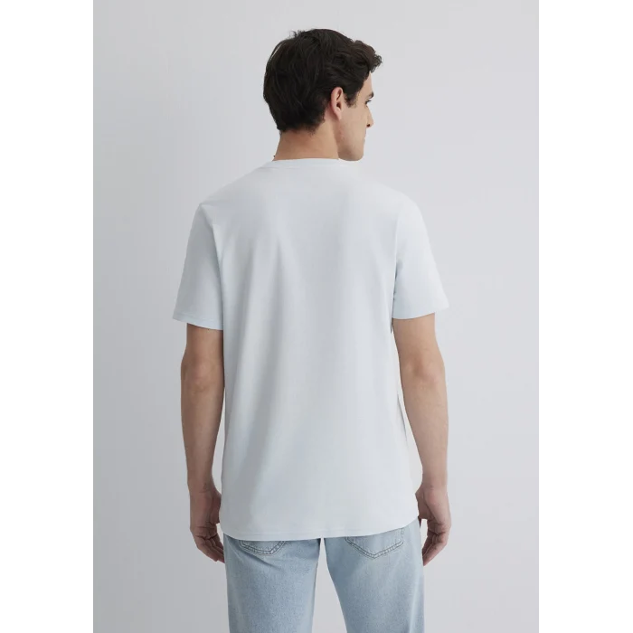 Mavi 0610360-89288 Mavi Logo Baskılı Mavi Tişört