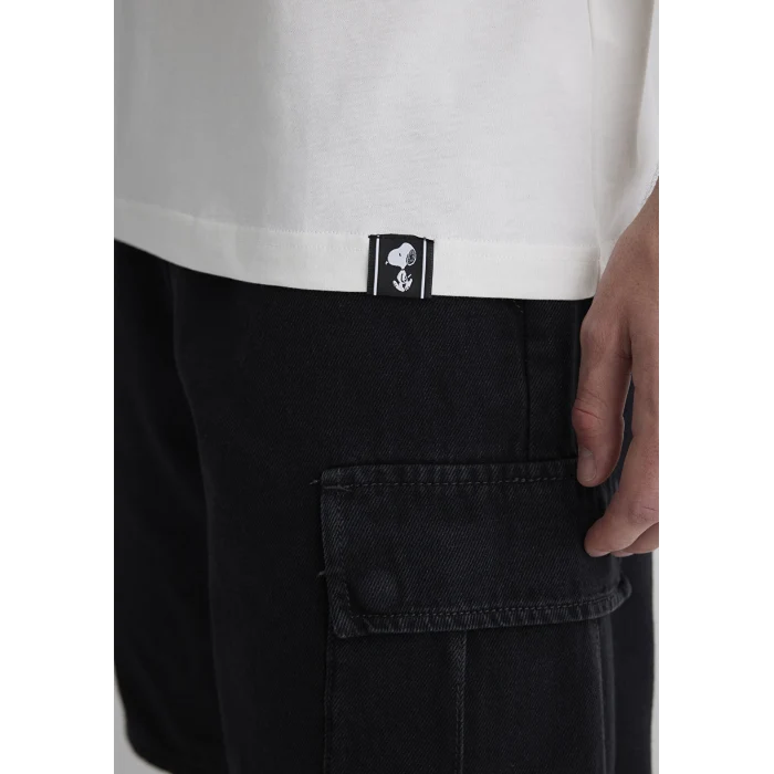 Mavi 0612659-70057 Peanuts Baskılı Ekru Tişört