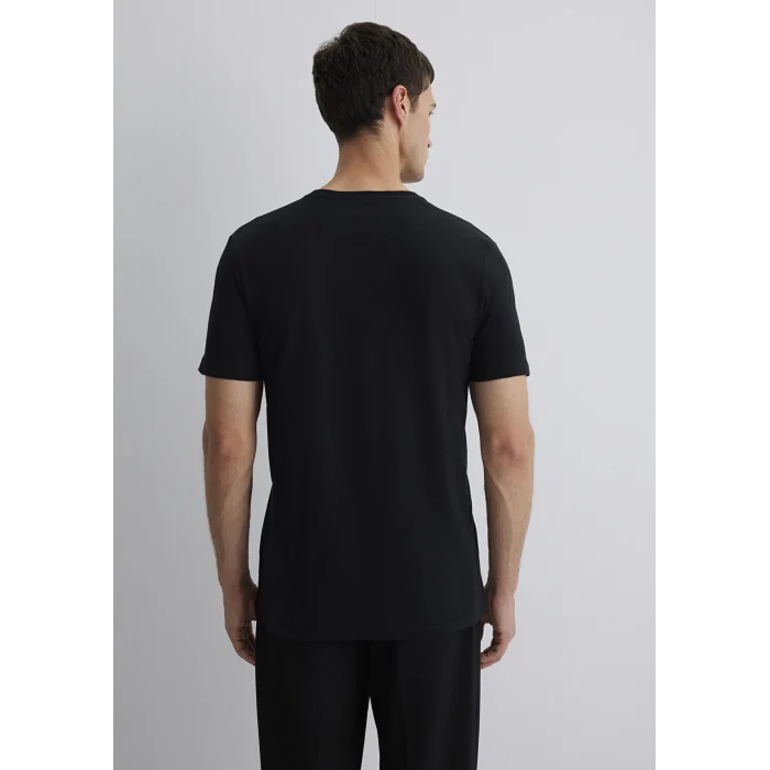 Mavi 065586-900 Siyah Basic V Yaka Tişört