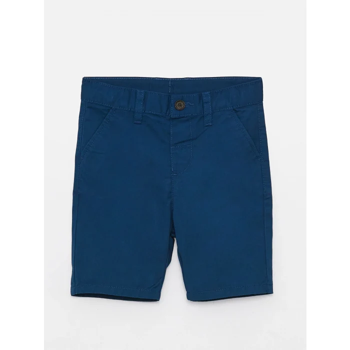 LCW baby Pembe Kısa Kollu Baskılı Erkek Bebek Gömlek ve Şort 2li Takım