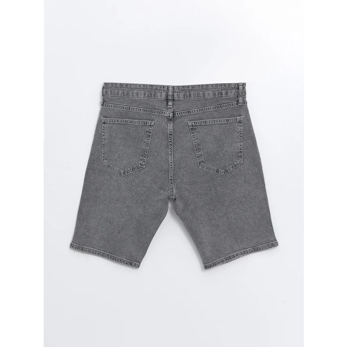 XSIDE Antrasit Standart Kalıp Erkek Jean Şort