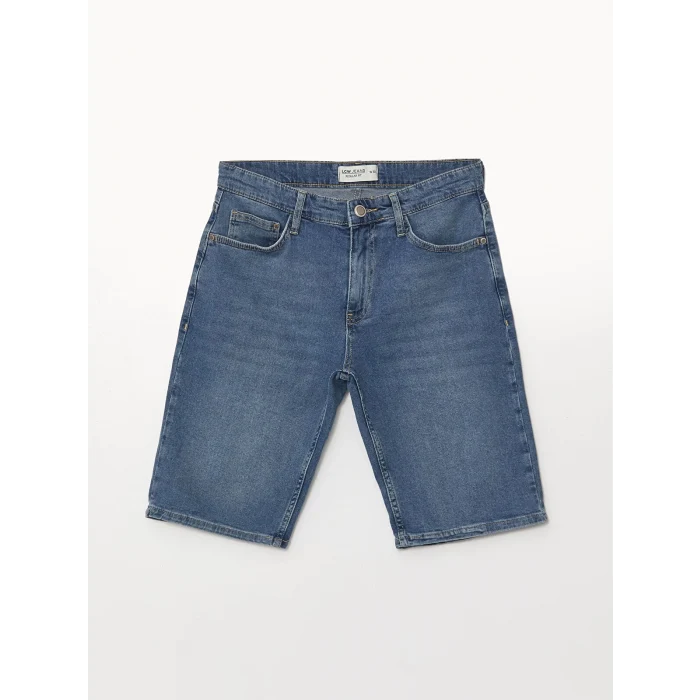 LCW Jeans Indigo Standart Kalıp Erkek Jean Şort