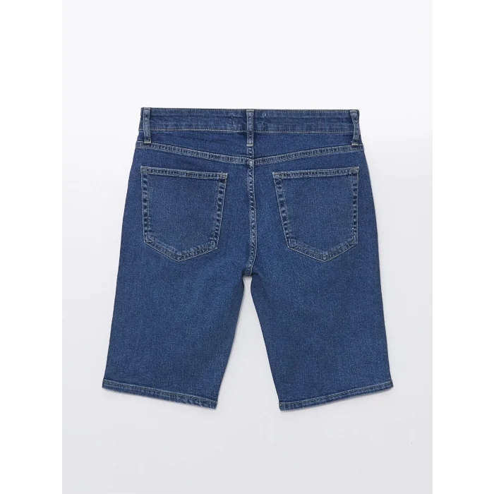 LCW Jeans Indigo Slim Fit Erkek Jean Şort