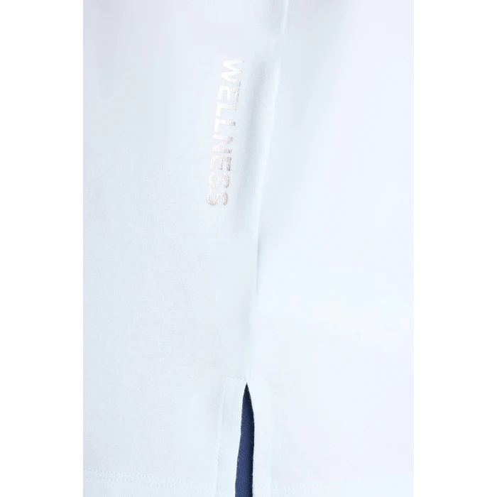 Defacto E3494 Mavi DeFactoFit Comfort Fit Bisiklet Yaka Sporcu Kısa Kollu Tişört