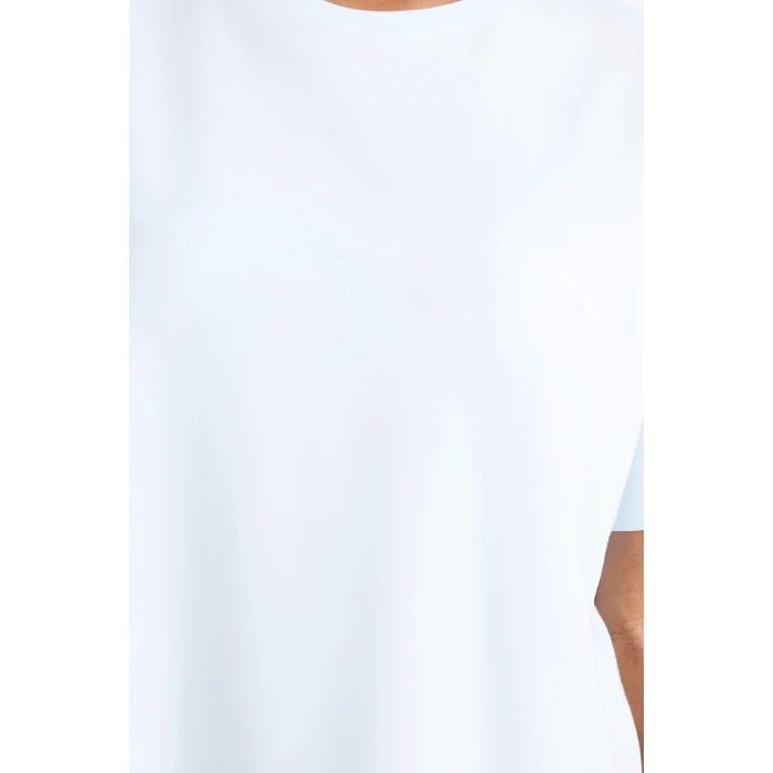 Defacto E3494 Mavi DeFactoFit Comfort Fit Bisiklet Yaka Sporcu Kısa Kollu Tişört