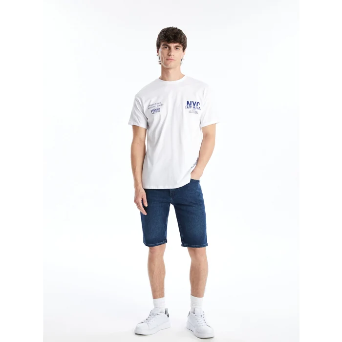 LCW Jeans Indigo Skinny Fit Erkek Jean Şort