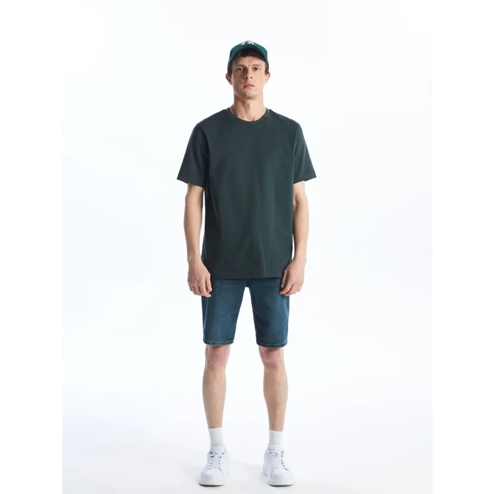 LCW Jeans Indigo Slim Fit Erkek Jean Şort