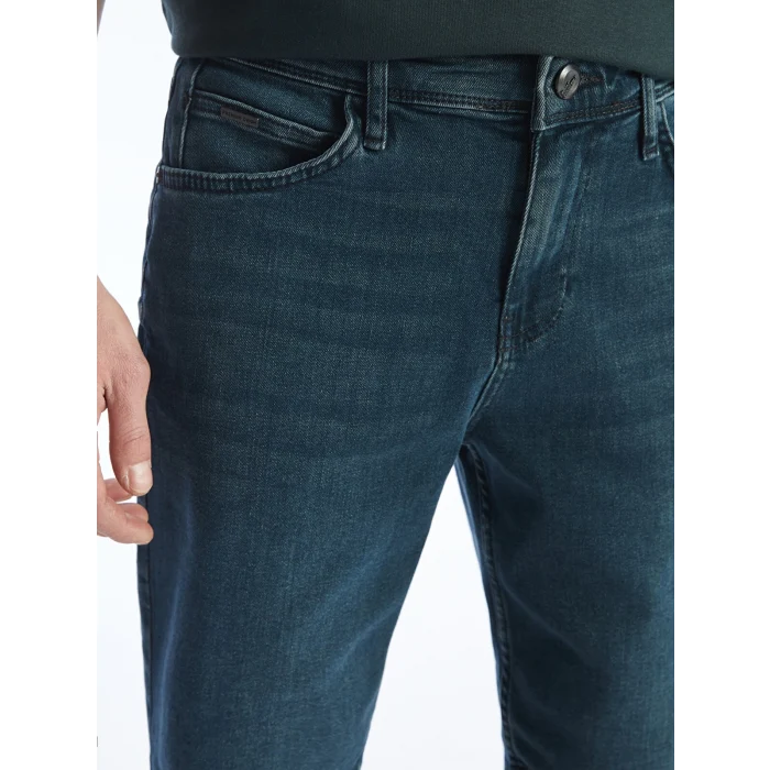 LCW Jeans Indigo Slim Fit Erkek Jean Şort