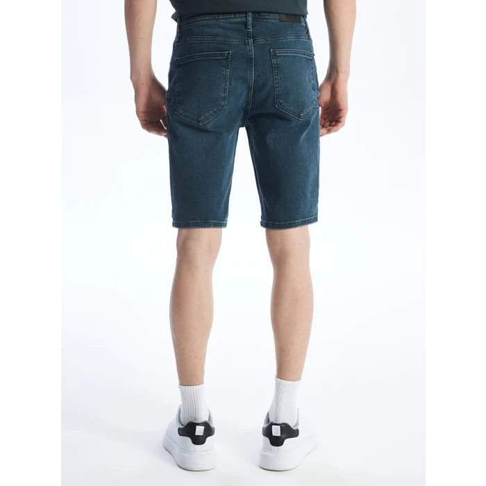 LCW Jeans Indigo Slim Fit Erkek Jean Şort