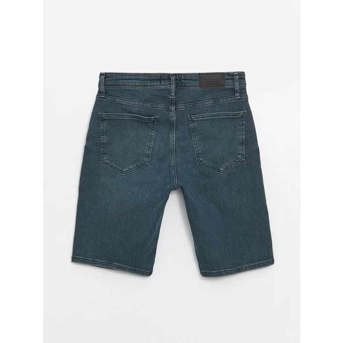 LCW Jeans Indigo Slim Fit Erkek Jean Şort
