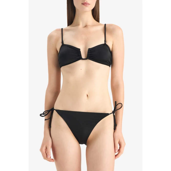 Defacto T3670 Siyah Regular Fit Bikini Altı-Fall in Love