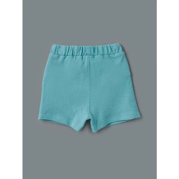 LCW baby Ekru Baskılı Erkek Bebek Tişört ve Şort 2li