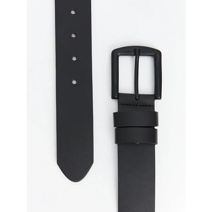 LCW ACCESSORIES Siyah Hakiki Deri Erkek Kemer