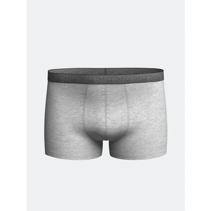 LC WAIKIKI Lacivert Standart Kalıp Pamuklu Esnek Erkek Boxer 3lü