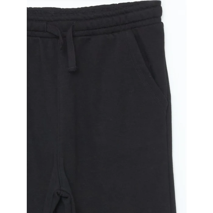 LCW Kids Siyah Beli Lastikli Erkek Çocuk Jogger Eşofman Altı