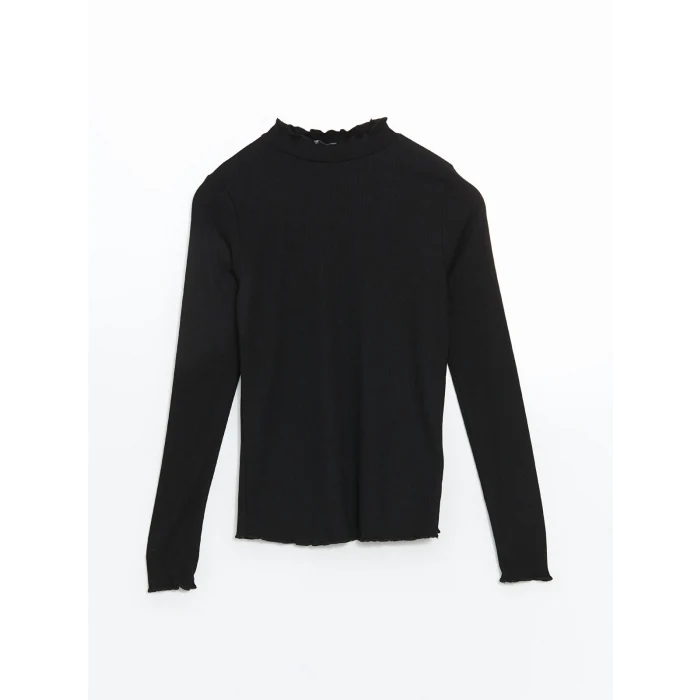 LCW Modest Siyah Dik Yaka Kadın Body