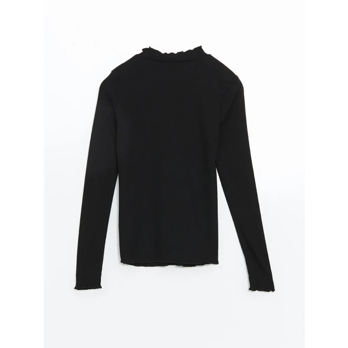 LCW Modest Siyah Dik Yaka Kadın Body