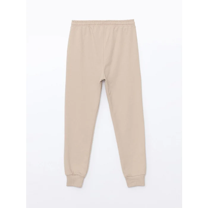 LCW Kids Bej Beli Lastikli Erkek Çocuk Jogger Eşofman Altı