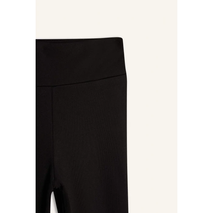 Defacto D9452 Siyah Kız Çocuk Uzun Tayt