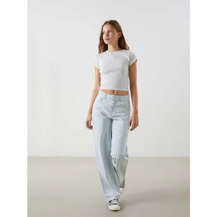 XSIDE Mavi Wideleg Kadın Jean Pantolon