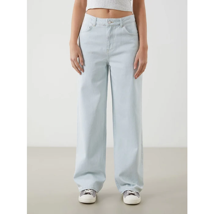 XSIDE Mavi Wideleg Kadın Jean Pantolon