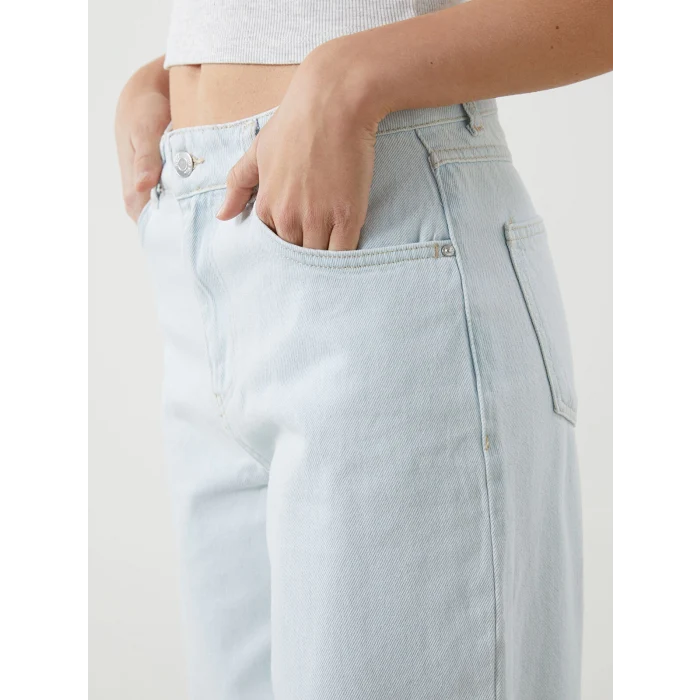 XSIDE Mavi Wideleg Kadın Jean Pantolon