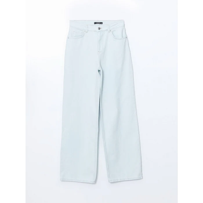 XSIDE Mavi Wideleg Kadın Jean Pantolon