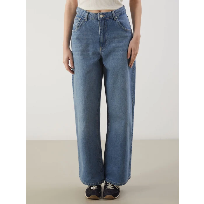 XSIDE Mavi Baggy Fit Kadın Jean Pantolon