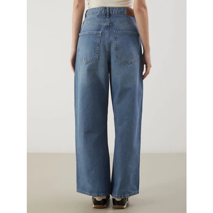 XSIDE Mavi Baggy Fit Kadın Jean Pantolon