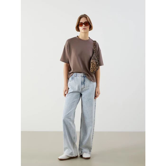 XSIDE Mavi Wideleg Kadın Jean Pantolon