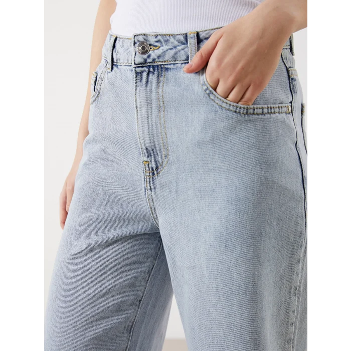 XSIDE Mavi Wideleg Kadın Jean Pantolon