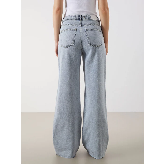 XSIDE Mavi Wideleg Kadın Jean Pantolon