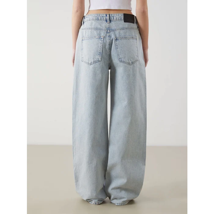 XSIDE Mavi Wideleg Kadın Jean Pantolon