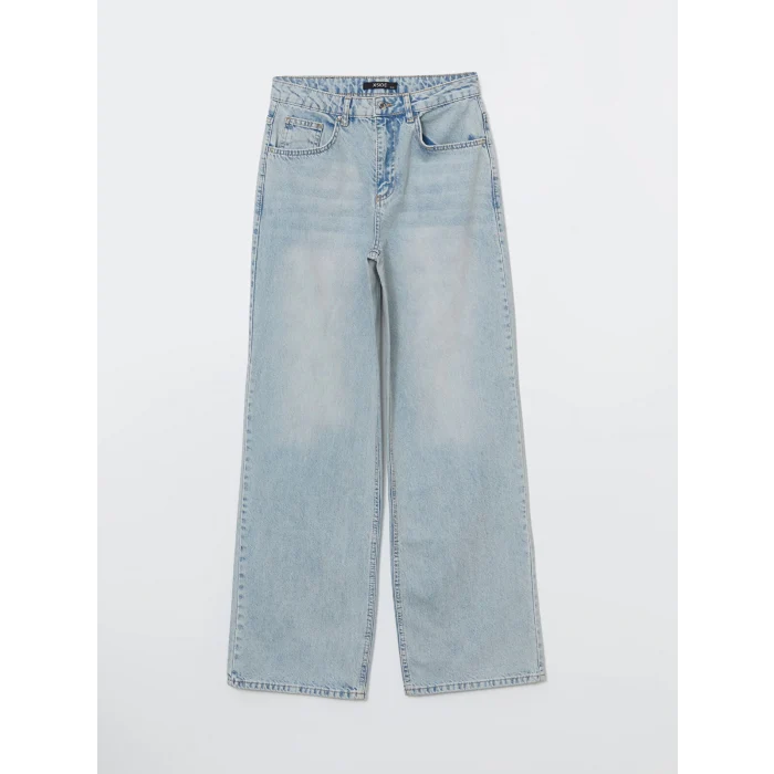 XSIDE Mavi Wideleg Kadın Jean Pantolon