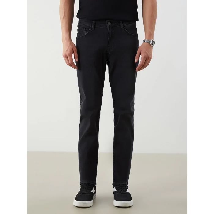 LCW Jeans Siyah 750 Slim Fit Erkek Jean Pantolon
