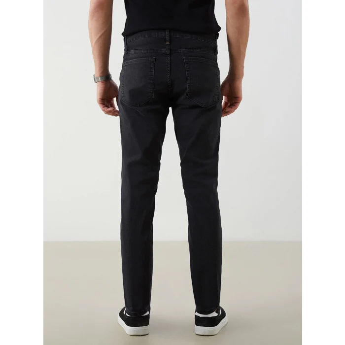 LCW Jeans Siyah 750 Slim Fit Erkek Jean Pantolon