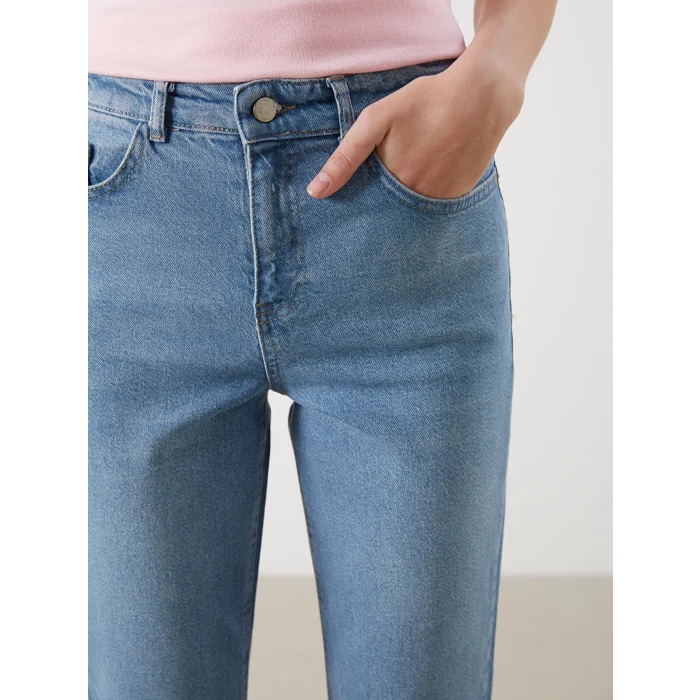 LCW Jeans Indigo Slim Fit Kadın Jean Pantolon