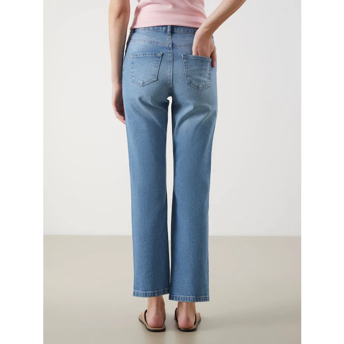 LCW Jeans Indigo Slim Fit Kadın Jean Pantolon