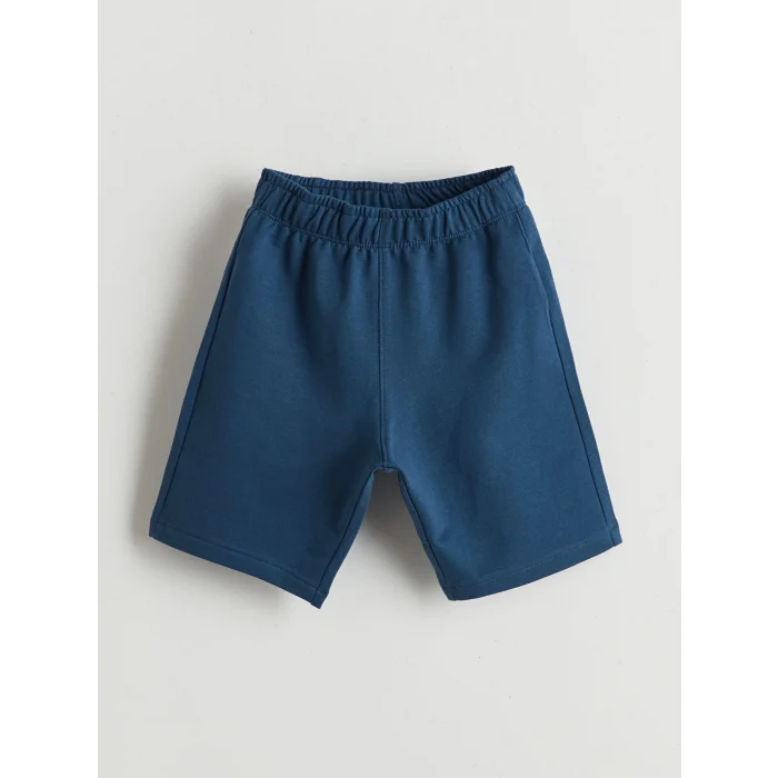 LCW Kids Ekru Dinozor Baskılı Erkek Çocuk Tişört ve Şort 2li