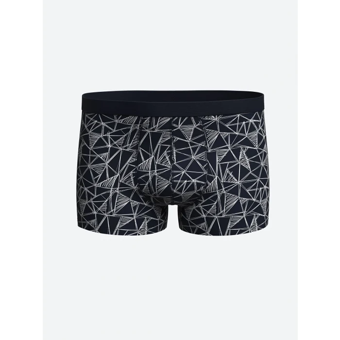 LC WAIKIKI Lacivert Standart Kalıp Pamuklu Esnek Erkek Boxer 3lü