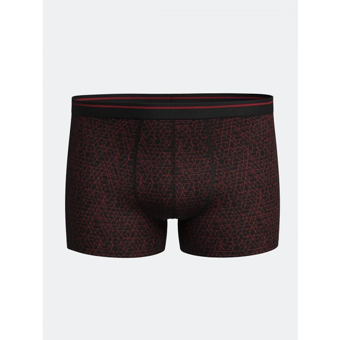 LC WAIKIKI Siyah Standart Kalıp Pamuklu Esnek Erkek Boxer 3lü