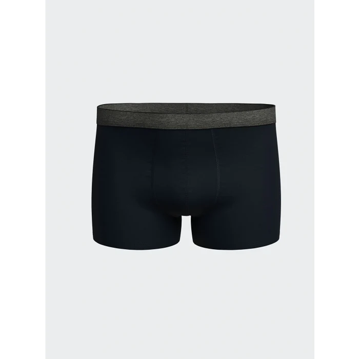 LC WAIKIKI Gri Standart Kalıp Pamuklu Esnek Erkek Boxer 3lü