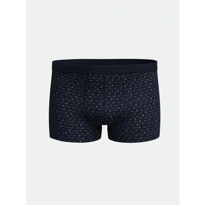 LC WAIKIKI Lacivert Standart Kalıp Pamuklu Esnek Erkek Boxer 3lü