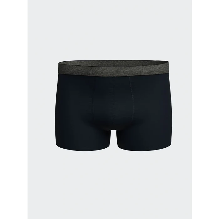 LC WAIKIKI Gri Standart Kalıp Pamuklu Esnek Erkek Boxer 3lü