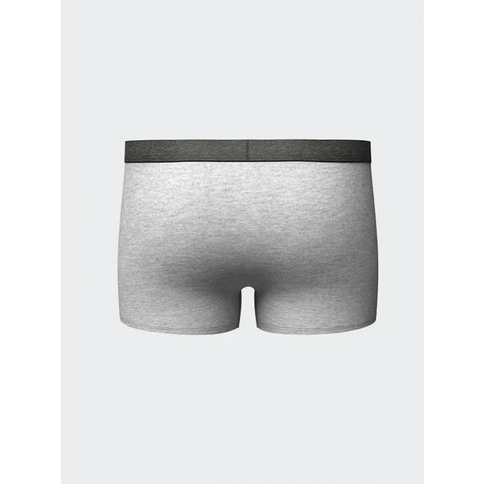 LC WAIKIKI Gri Standart Kalıp Pamuklu Esnek Erkek Boxer 3lü