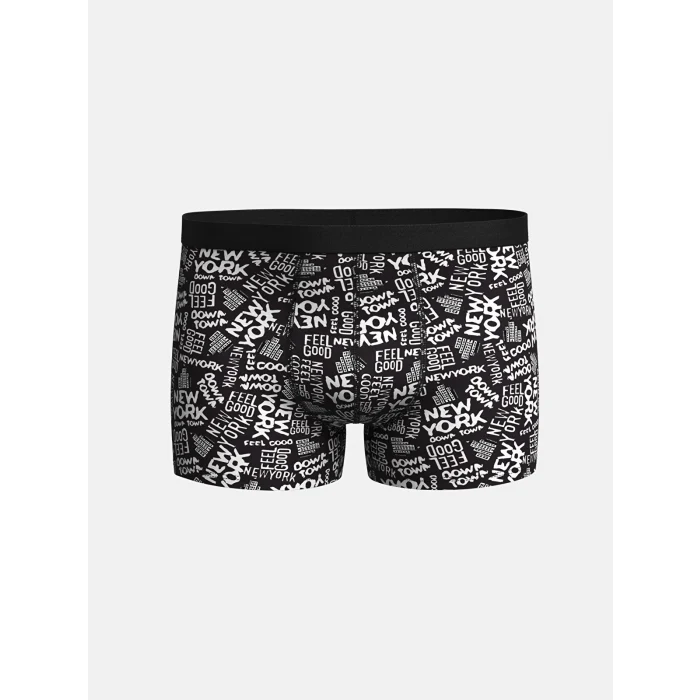 LC WAIKIKI Siyah Standart Kalıp Pamuklu Esnek Erkek Boxer 3lü