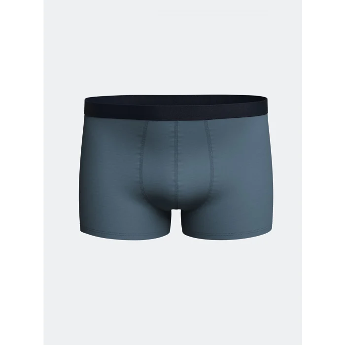 LC WAIKIKI Indigo Rahat Kalıp Pamuklu Esnek Erkek Boxer 3lü