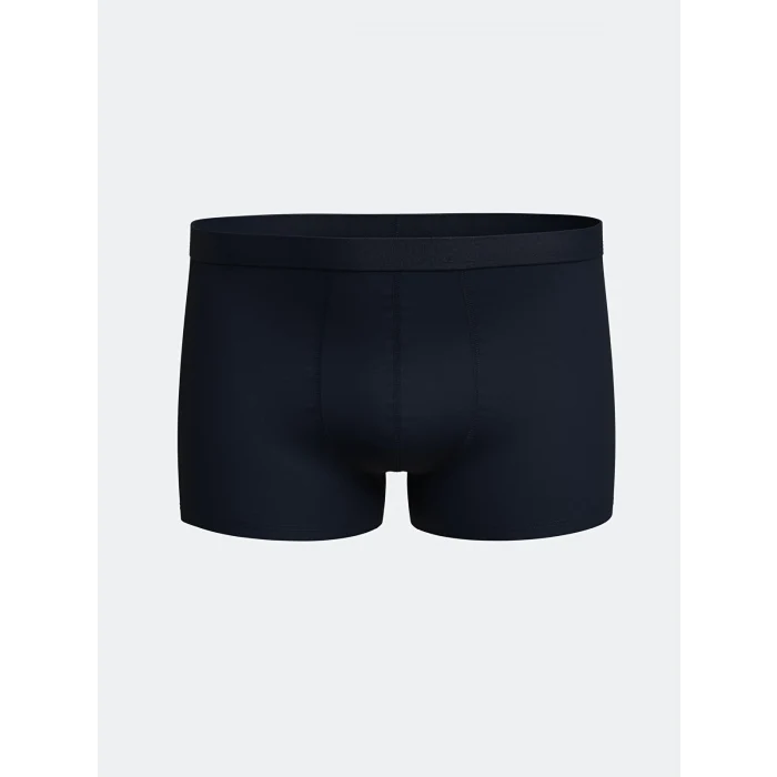 LC WAIKIKI Indigo Rahat Kalıp Pamuklu Esnek Erkek Boxer 3lü