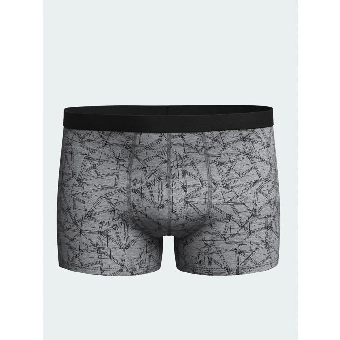 LC WAIKIKI Siyah Standart Kalıp Pamuklu Esnek Erkek Boxer 3lü